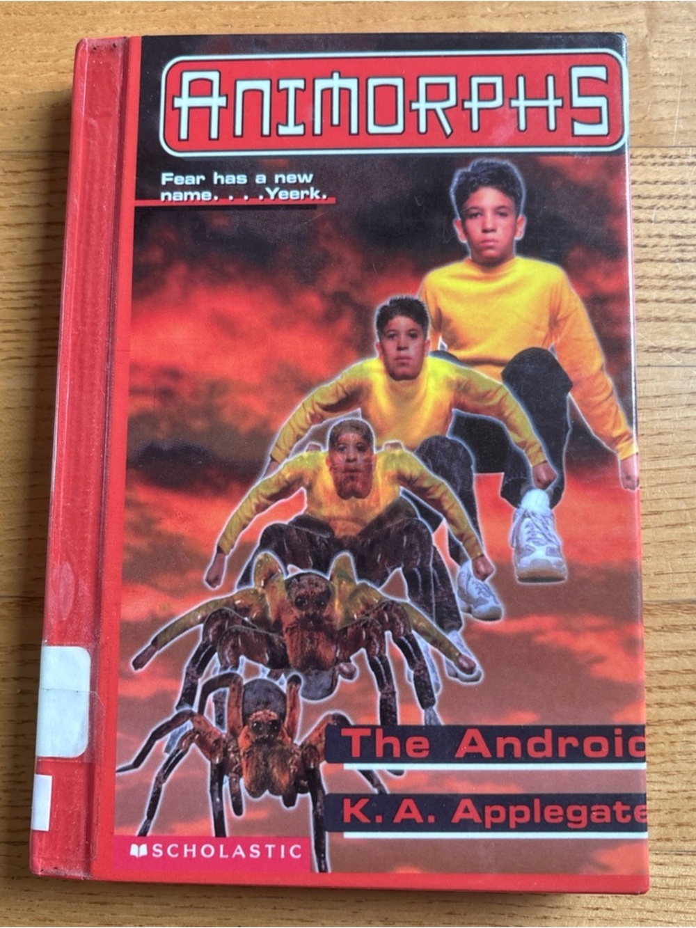 Animorphs #10 The Android HARDCOVER Book K.A. Applegate Alien Regent Y2K Vintage